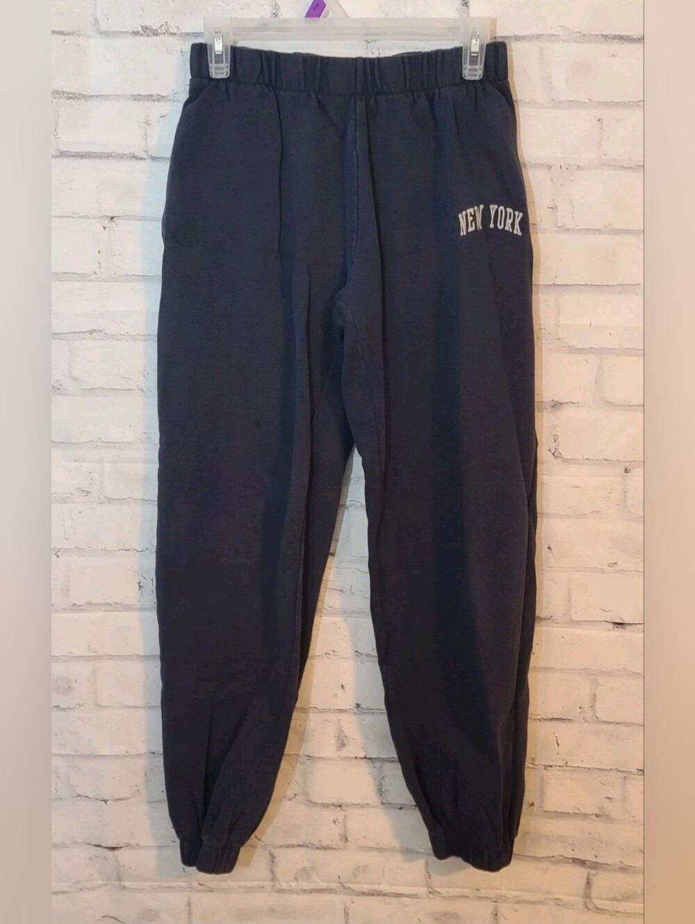 Brandy Melville New York Navy Sweatpants